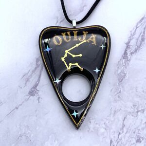 Aquarius Horoscope Constellation Ouija Planchette Necklace